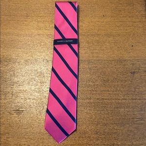 Tommy Hilfiger Pink and Blue Tie Brand New